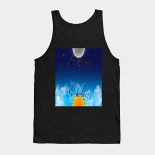 As Above, So Below (Vertical Design) Tank Top